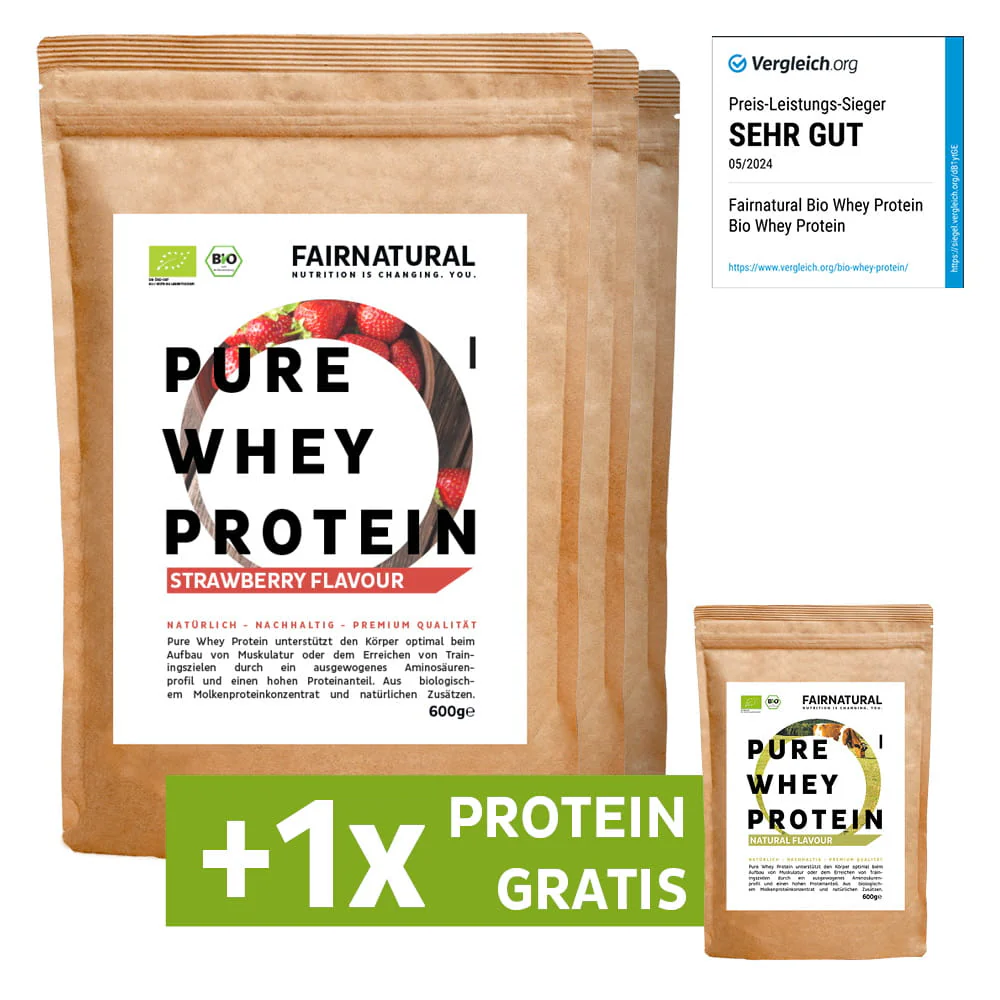 Fairnatural Bio Whey Protein 3+1 Gratis Bundle